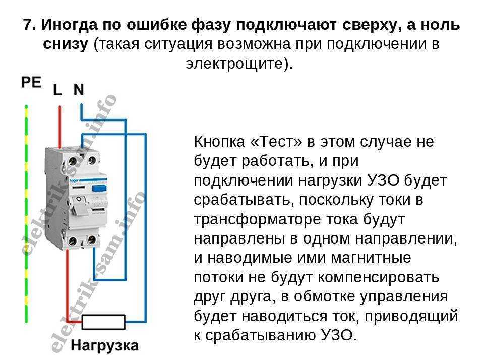 Выбивает узо: причины и способы устранения неисправностей