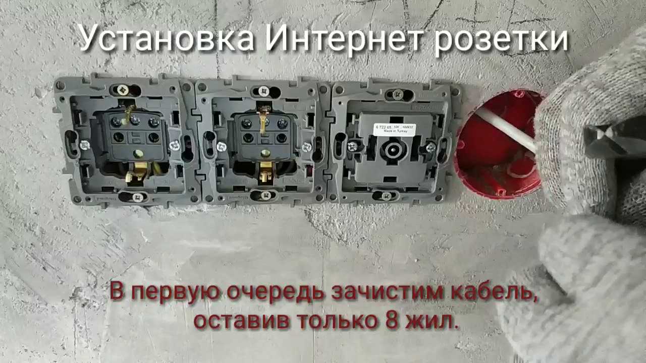 Монтаж компьютерной (сетевой) розетки rj-45 своими руками