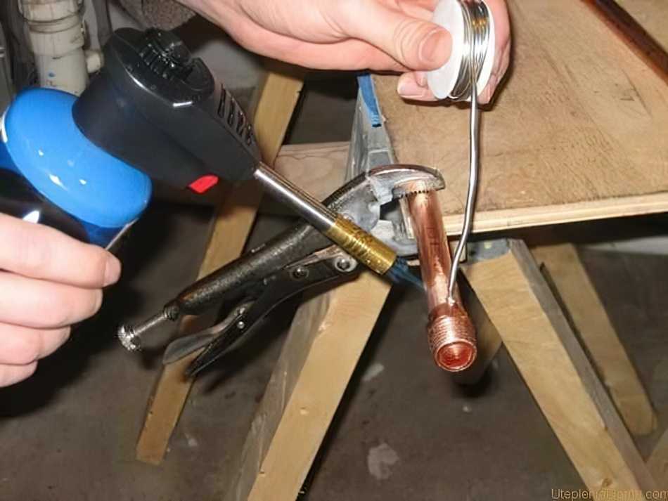 Пайка медных труб: газовой горелкой или другим инструментом