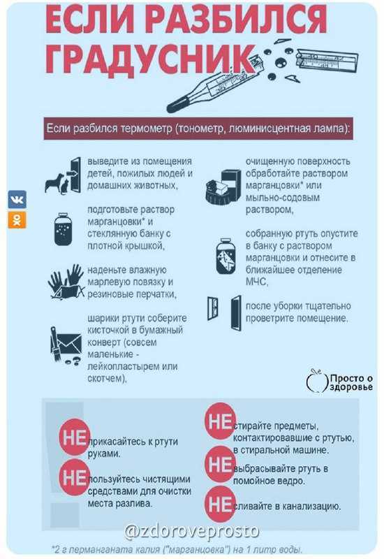 Как собрать ртуть из разбитого градусника: пошаговое руководство что делать, если разбился ртутный градусник в квартире: первые действия, правильный сбор ртути, уборка помещения