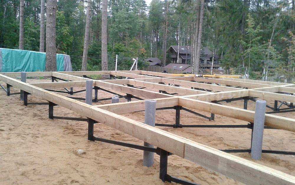 Дом на сваях: как называется, плюсы и минусы, процесс строительства одноэтажного