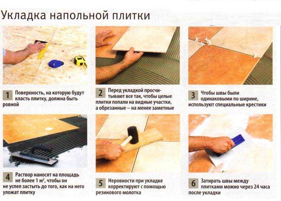 Укладка плитки на неровный пол: как класть, как положить напольную плитку с неровными краями, фото и видео