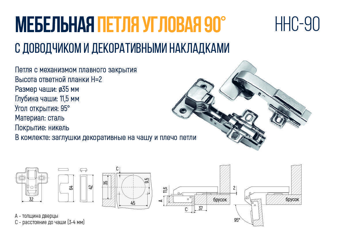 Установка мебельных петель: врезка своими руками