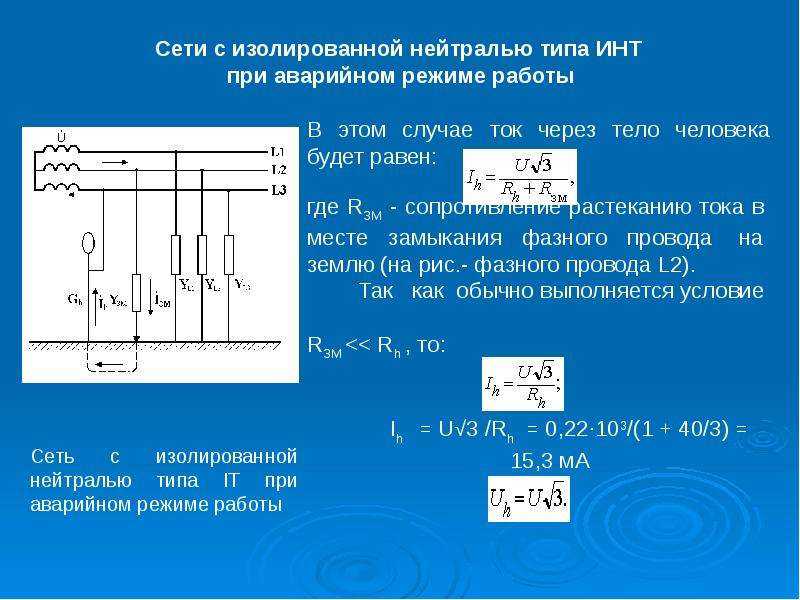 Сети с изолированной нейтралью - electriktop.ru