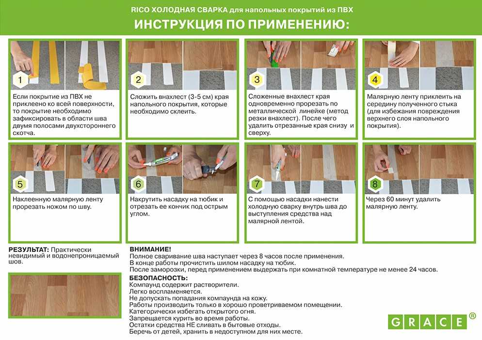 Как и чем скрыть стыки линолеума — обзор лучших способов + инструкции как сделать
