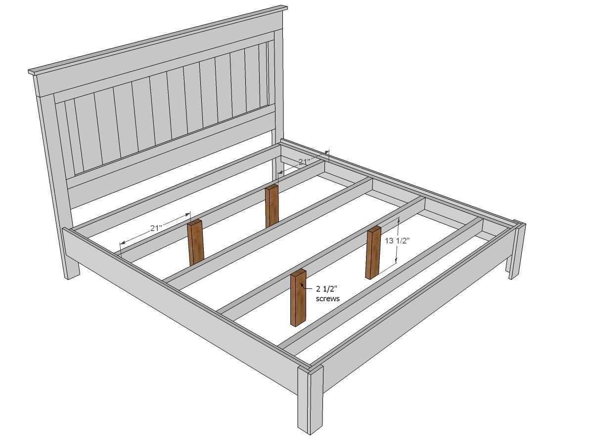 Самодельная кровать: материалы, конструкции, чертежи, решения, нюансы | строй легко