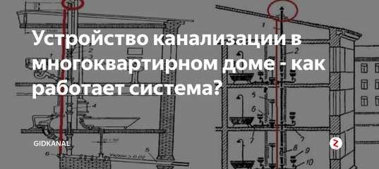 Ливневая канализация в многоэтажном доме