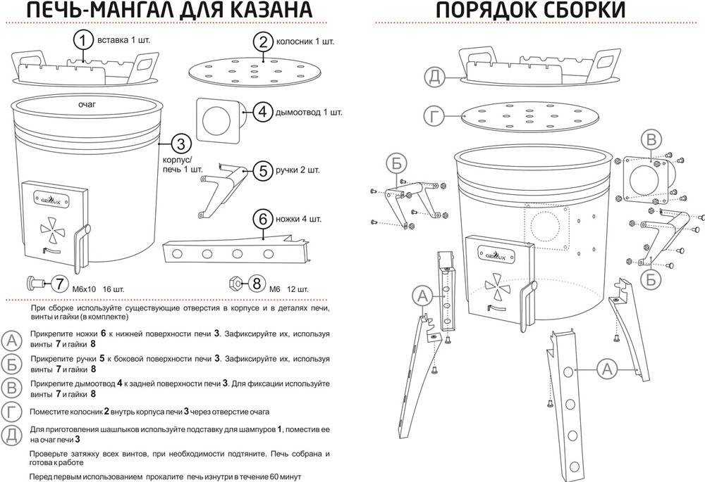 Печь для казана своими руками: из трубы, баллона, диска, бочки. схема изготовления с чертежами, размерами и пошаговой инструкцией, 108 фото