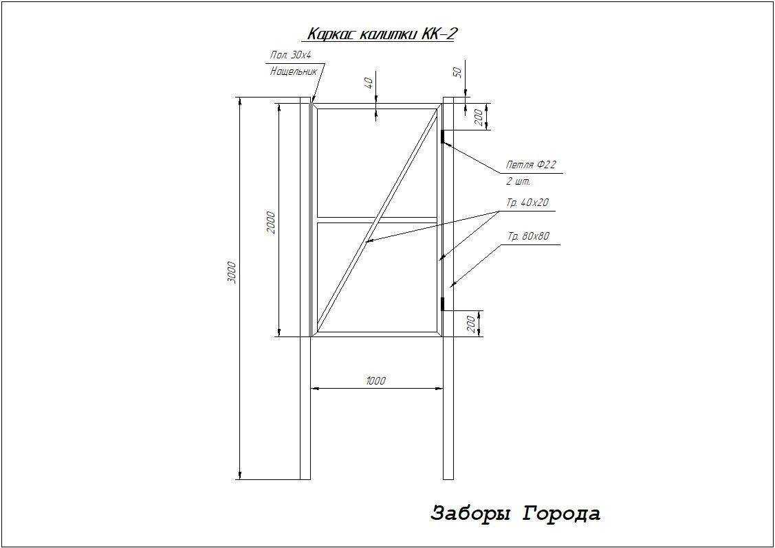 Как сделать калитку из профильной трубы своими руками? нюансы создания и пошаговая инструкция +видео