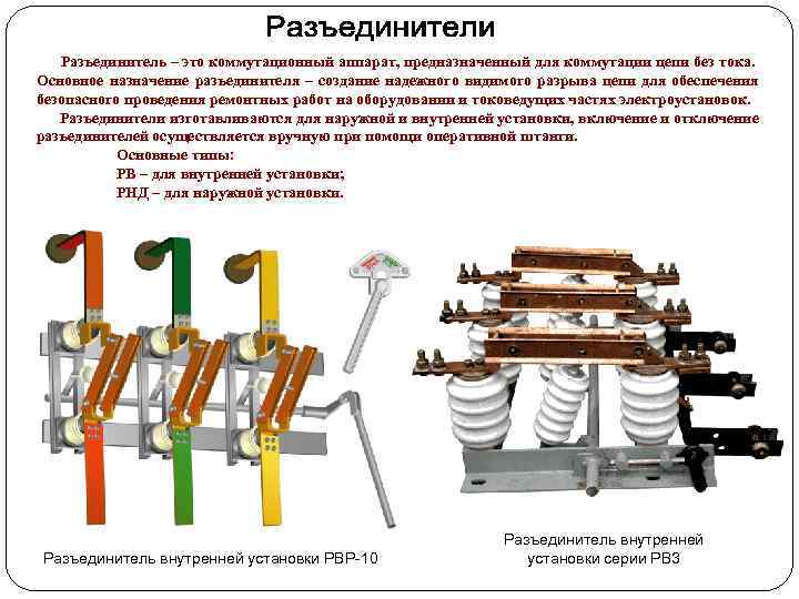 Рубильники — разновидности и основные характеристики