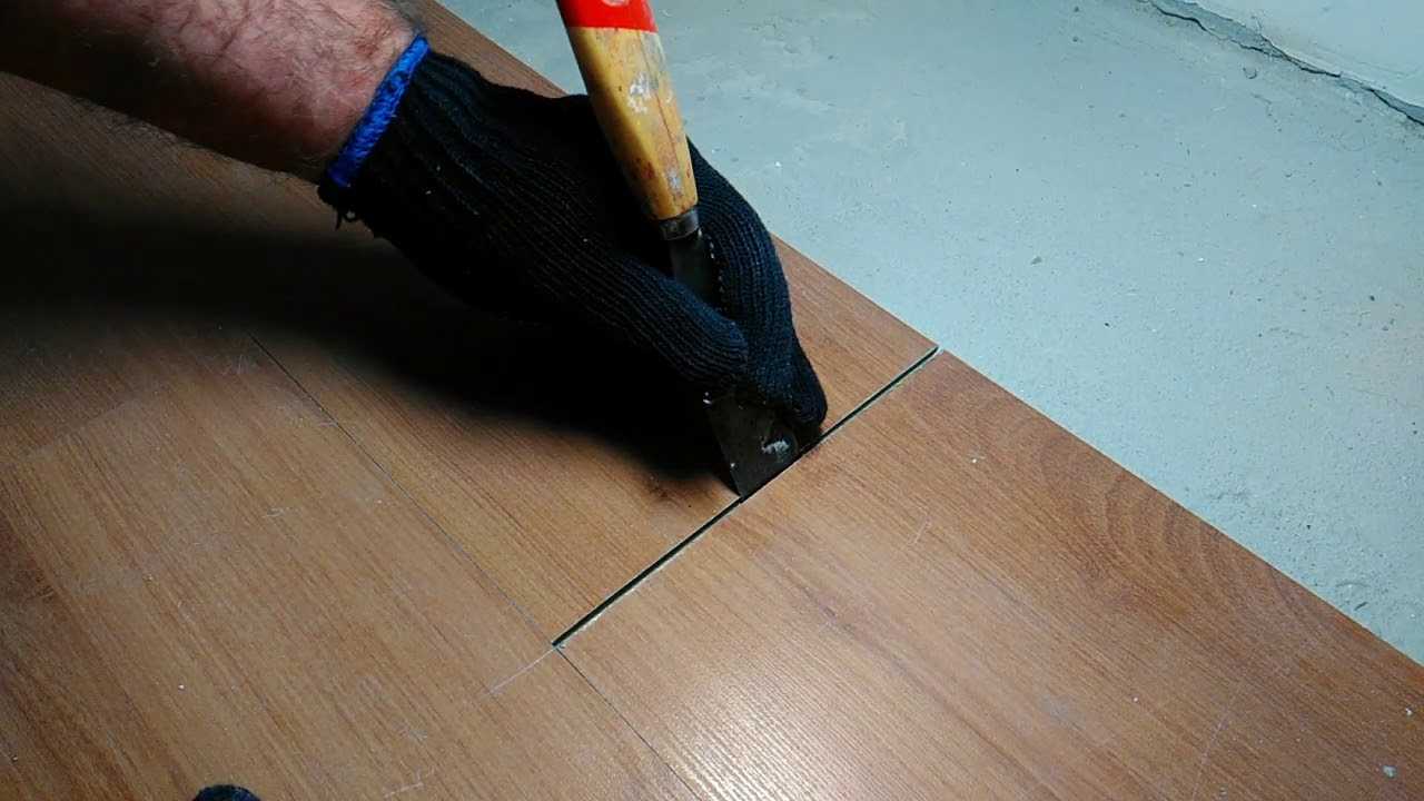 Замена ламината частично без разборки пола или одной доски