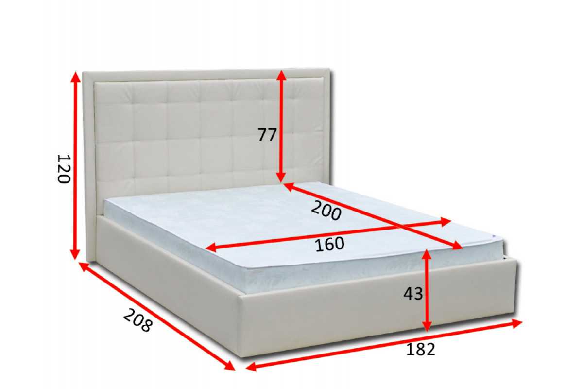 Размеры кроватей king size и queen size